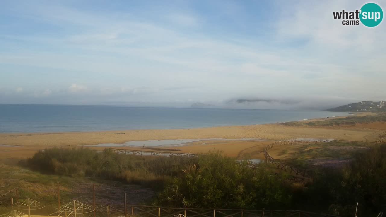 Webcam Torre dei Corsari – Live Beach View from Punta Usai
