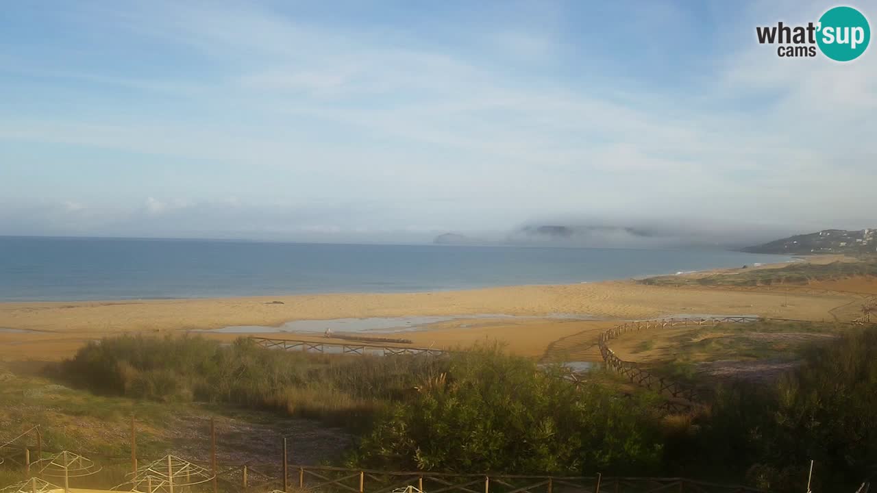 Webcam Torre dei Corsari – Live Beach View from Punta Usai