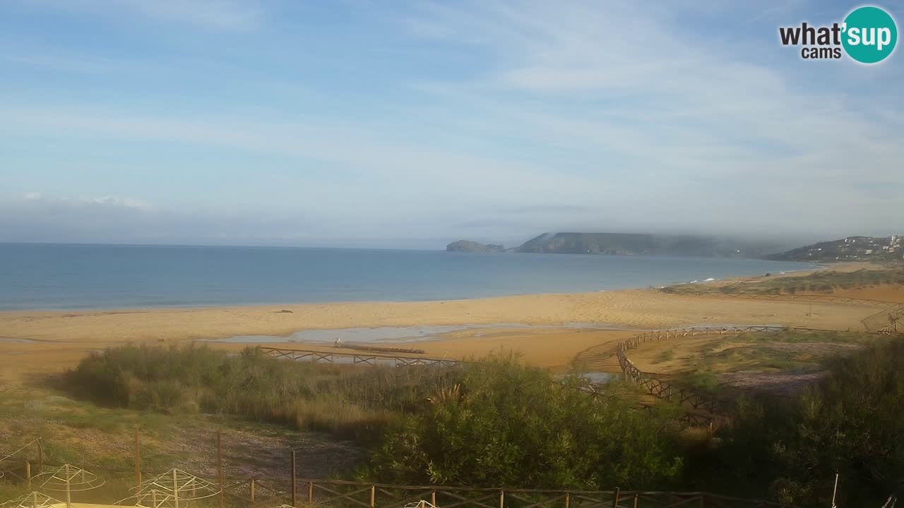 Webcam Torre dei Corsari – Live Beach View from Punta Usai