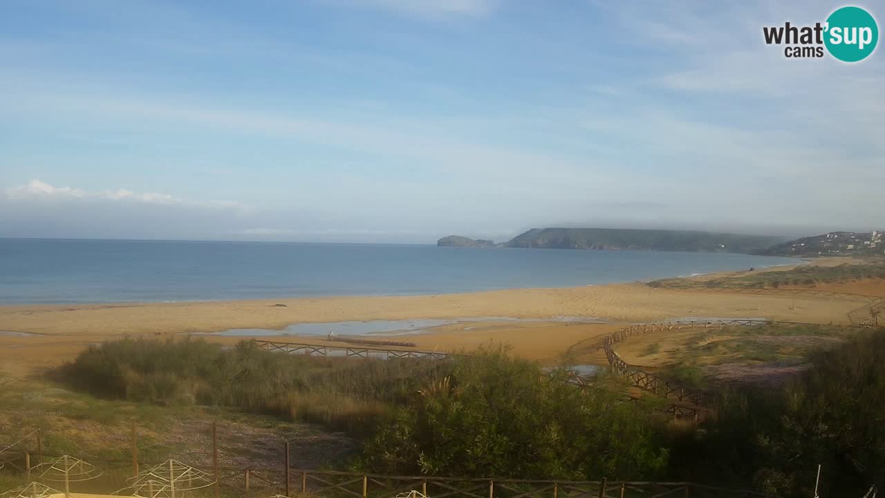 Webcam Torre dei Corsari – Vue en direct sur la plage depuis Punta Usai