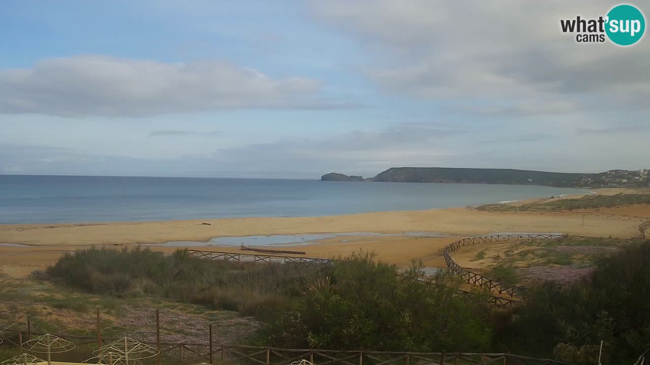 Webcam Torre dei Corsari – Live Beach View from Punta Usai