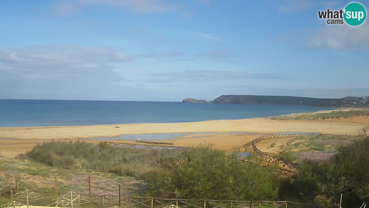 Cámara web Torre dei Corsari – Vista en directo de la playa desde Punta Usai