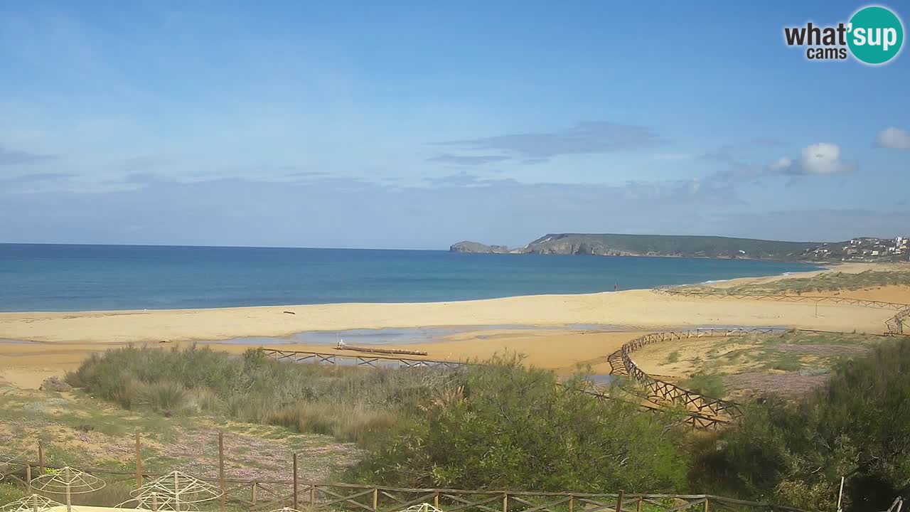 Cámara web Torre dei Corsari – Vista en directo de la playa desde Punta Usai