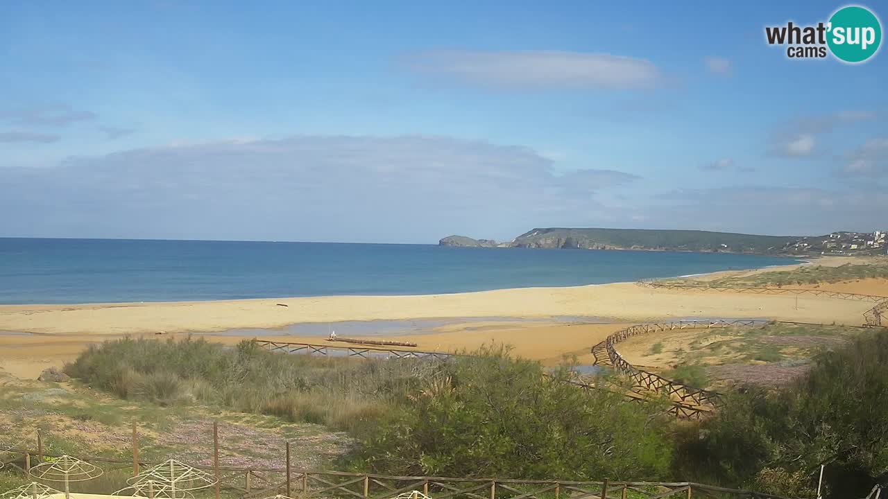 Webcam Torre dei Corsari – Vue en direct sur la plage depuis Punta Usai