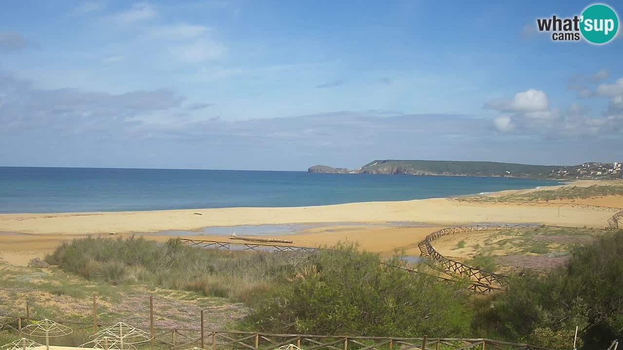 Webcam Torre dei Corsari – Vista live sulla spiaggia da Punta Usai