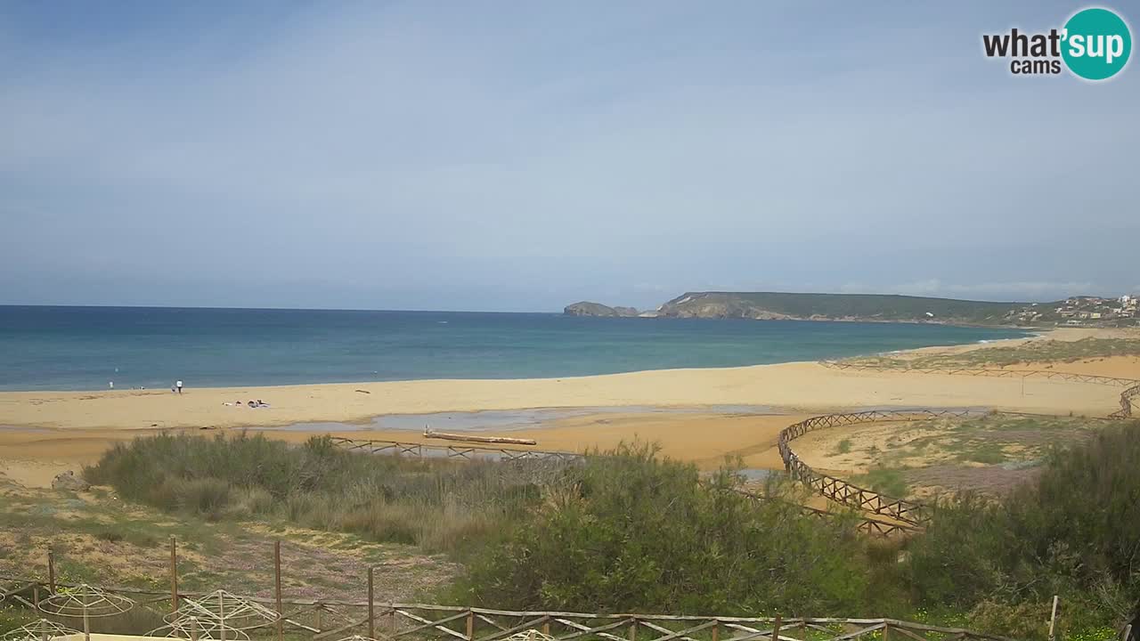Webcam Torre dei Corsari – Vista live sulla spiaggia da Punta Usai