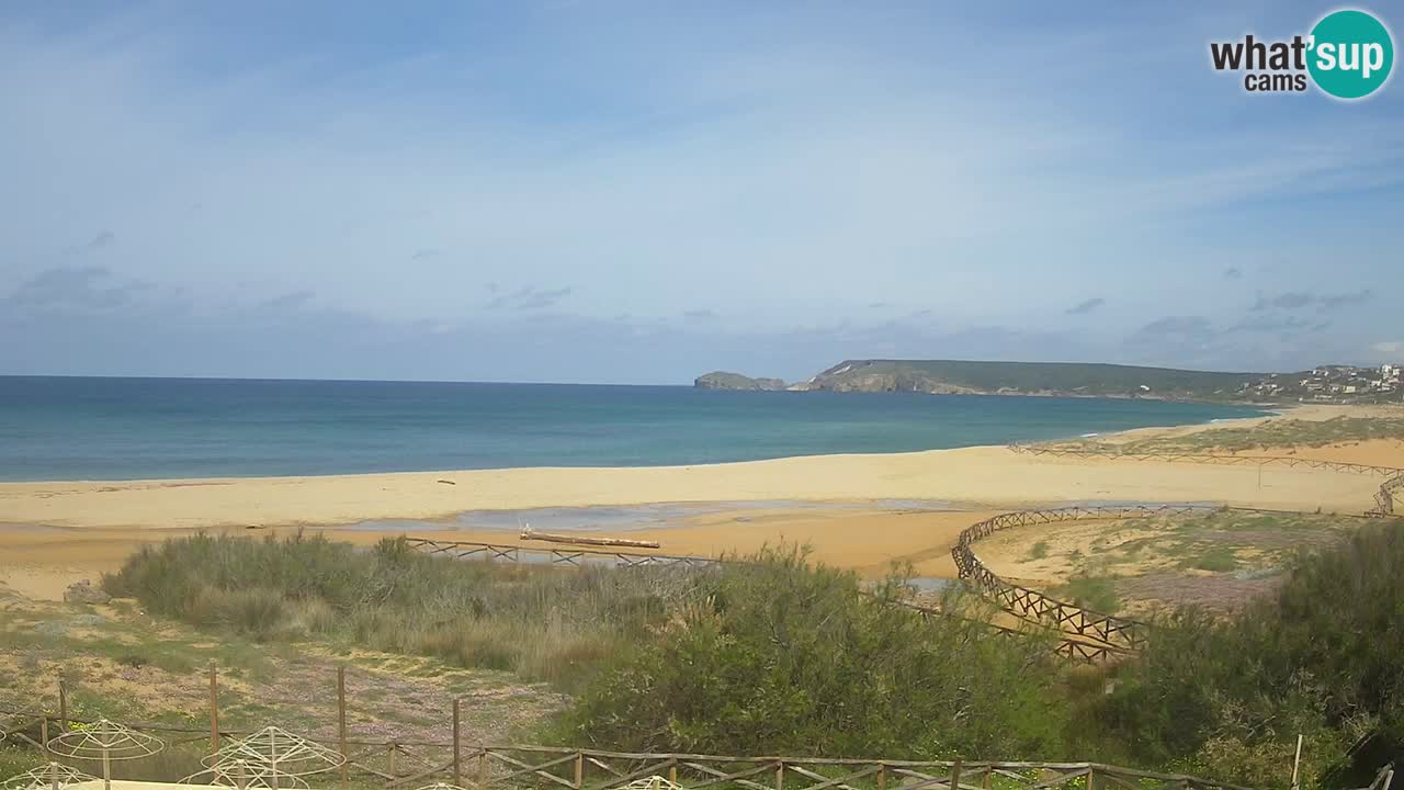 Webcam Torre dei Corsari – Liveblick auf den Strand von Punta Usai
