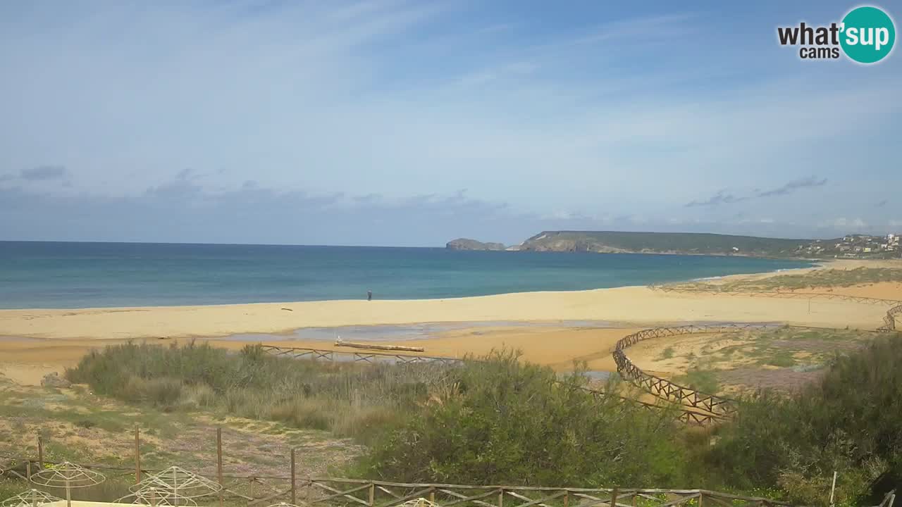 Spletna kamera Torre dei Corsari – Pogled v živo na plažo s Punta Usai