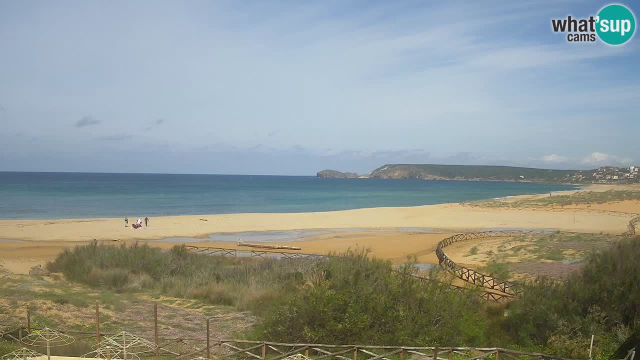 Webcam Torre dei Corsari – Liveblick auf den Strand von Punta Usai