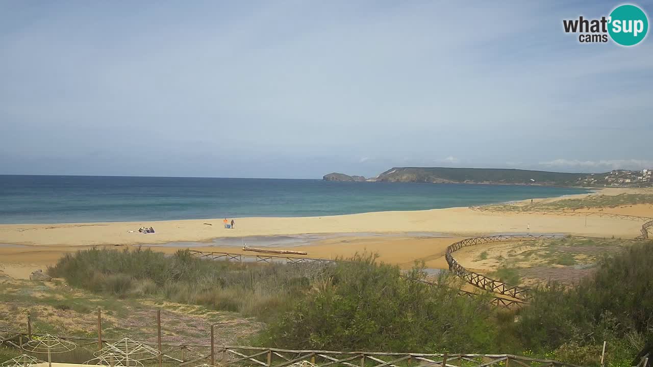 Webcam Torre dei Corsari – Vista live sulla spiaggia da Punta Usai