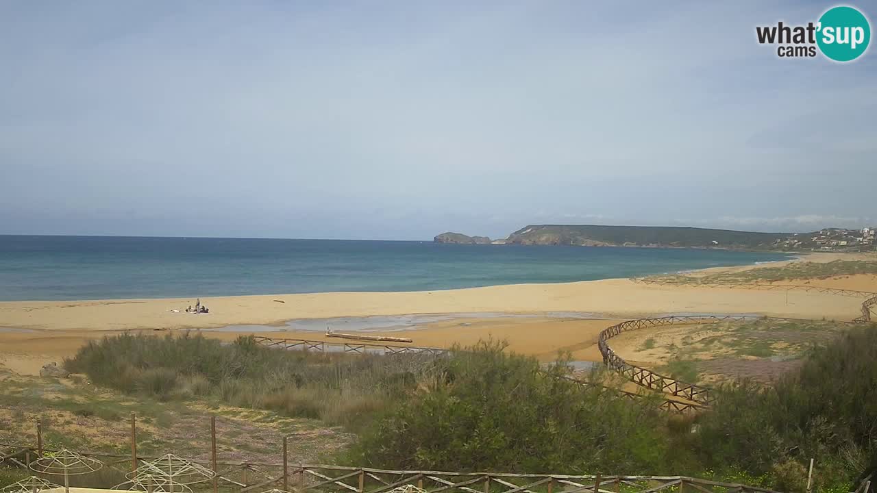 Webcam Torre dei Corsari – Vue en direct sur la plage depuis Punta Usai