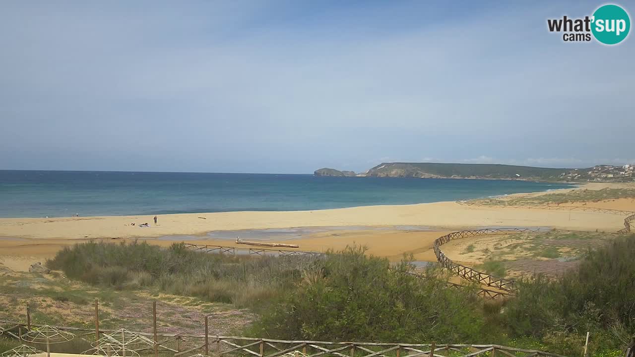 Webcam Torre dei Corsari – Liveblick auf den Strand von Punta Usai
