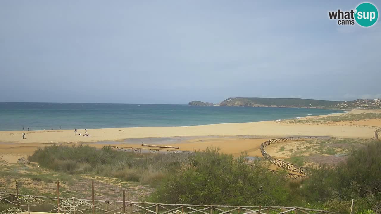 Webcam Torre dei Corsari – Vue en direct sur la plage depuis Punta Usai