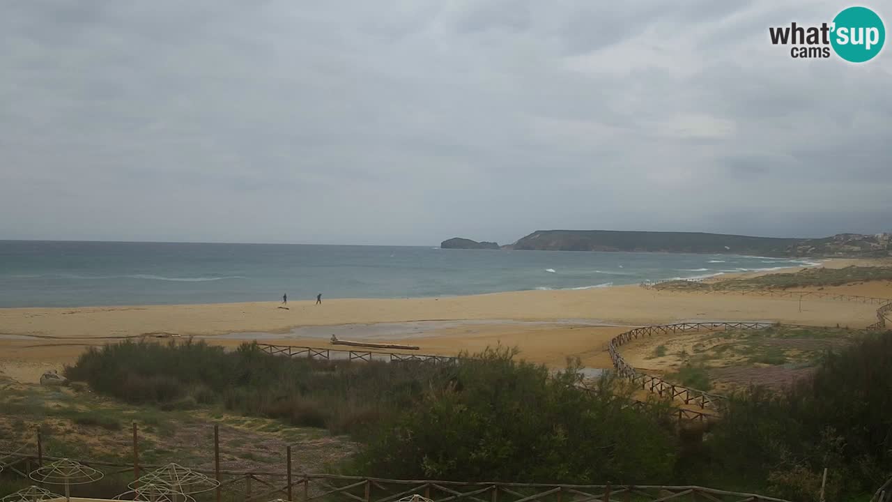 Webcam Torre dei Corsari – Vue en direct sur la plage depuis Punta Usai