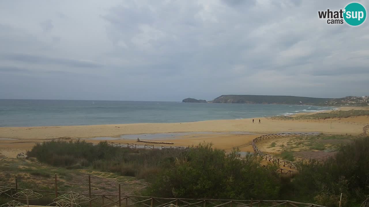 Cámara web Torre dei Corsari – Vista en directo de la playa desde Punta Usai