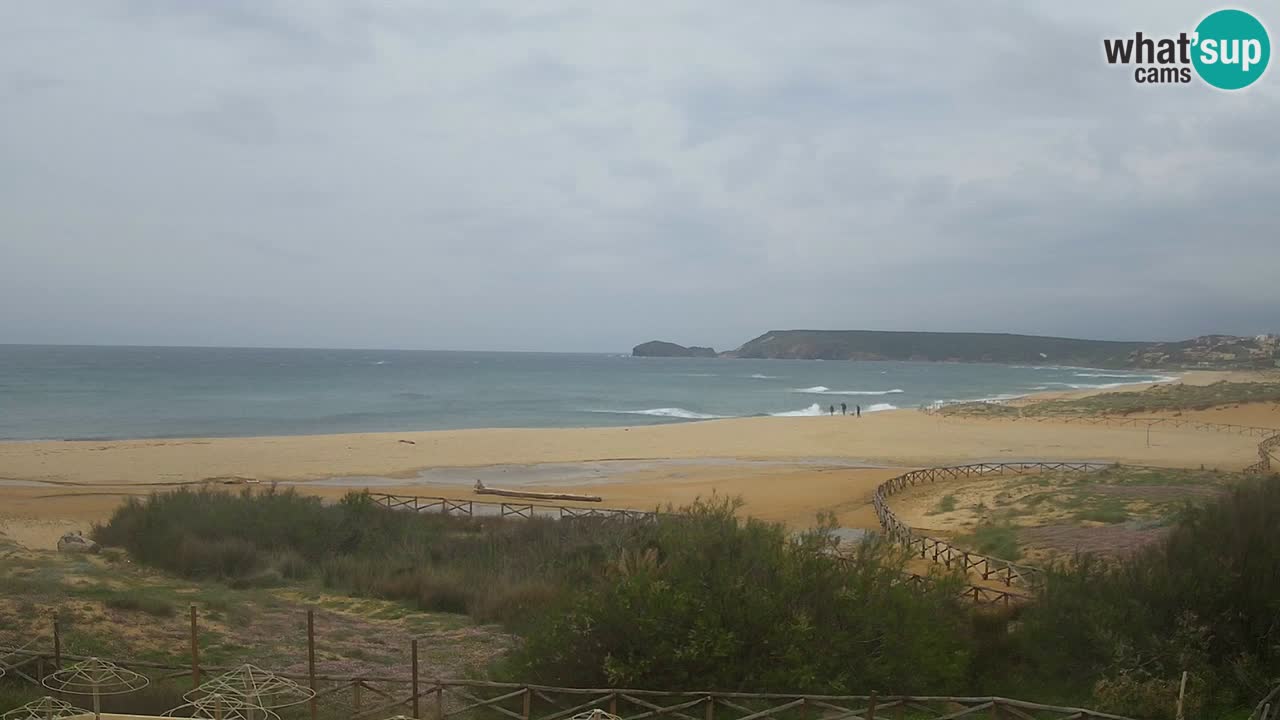 Webcam Torre dei Corsari – Vista live sulla spiaggia da Punta Usai