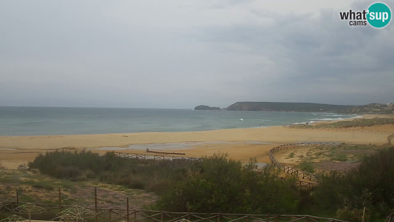 Cámara web Torre dei Corsari – Vista en directo de la playa desde Punta Usai