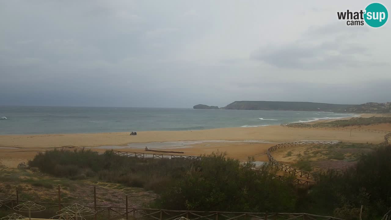 Webcam Torre dei Corsari – Liveblick auf den Strand von Punta Usai