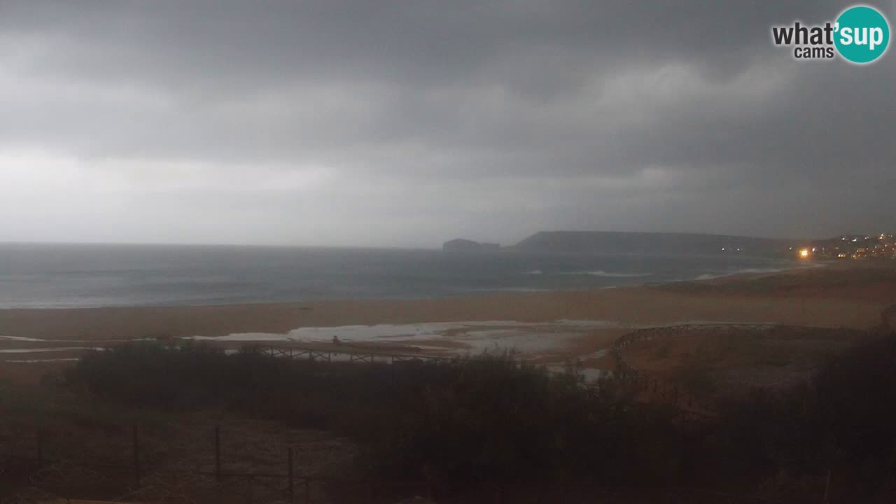 Cámara web Torre dei Corsari – Vista en directo de la playa desde Punta Usai