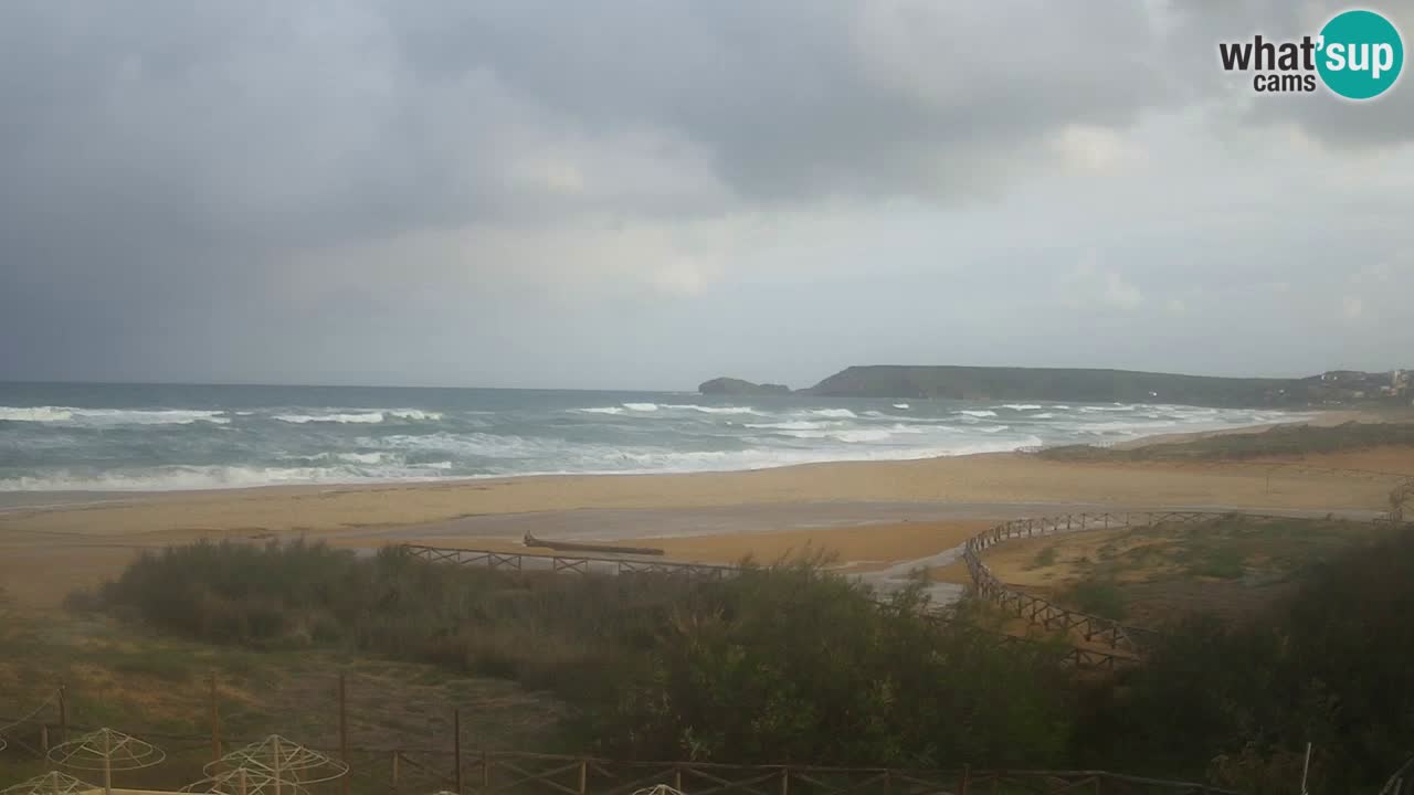 Webcam Torre dei Corsari – Vista live sulla spiaggia da Punta Usai