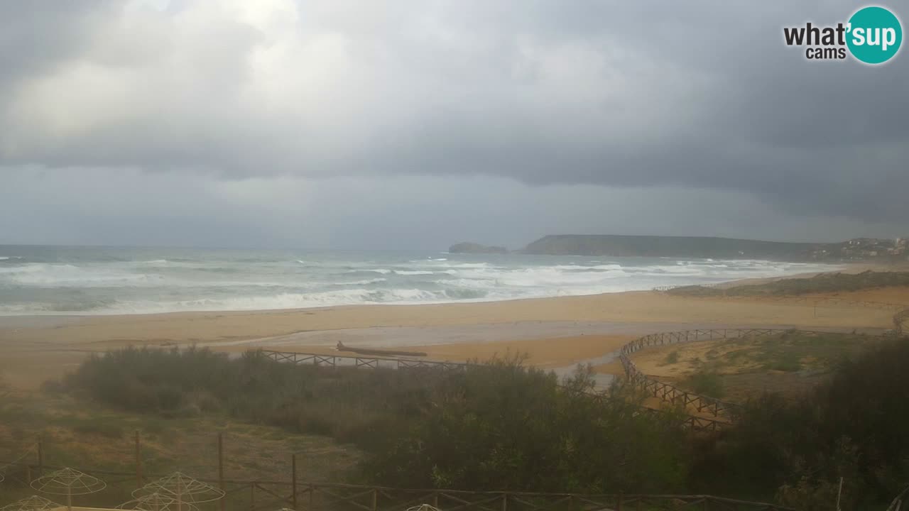 Webcam Torre dei Corsari – Vue en direct sur la plage depuis Punta Usai