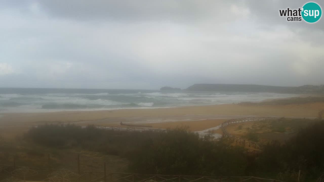Webcam Torre dei Corsari – Liveblick auf den Strand von Punta Usai