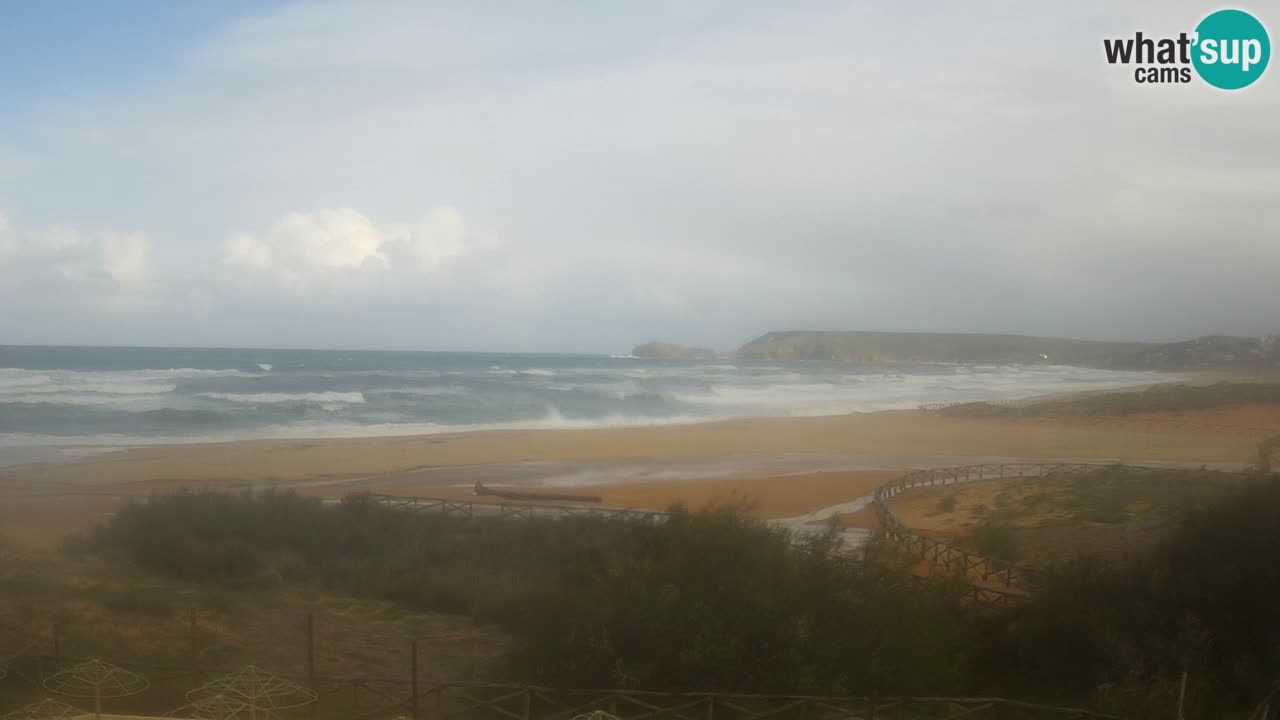 Webcam Torre dei Corsari – Live Beach View from Punta Usai