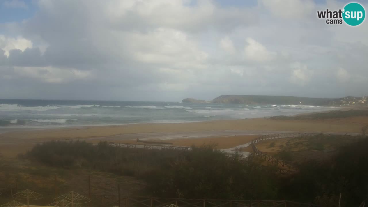 Webcam Torre dei Corsari – Live Beach View from Punta Usai