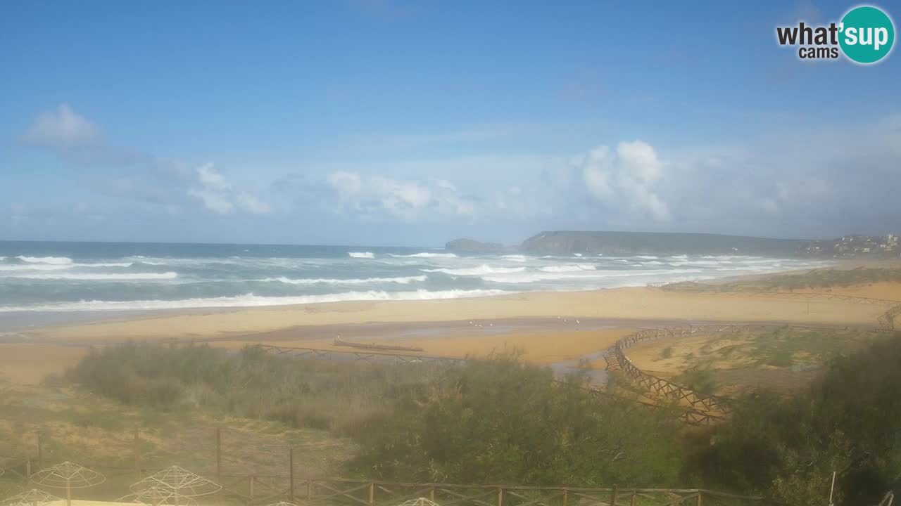 Webcam Torre dei Corsari – Live Beach View from Punta Usai
