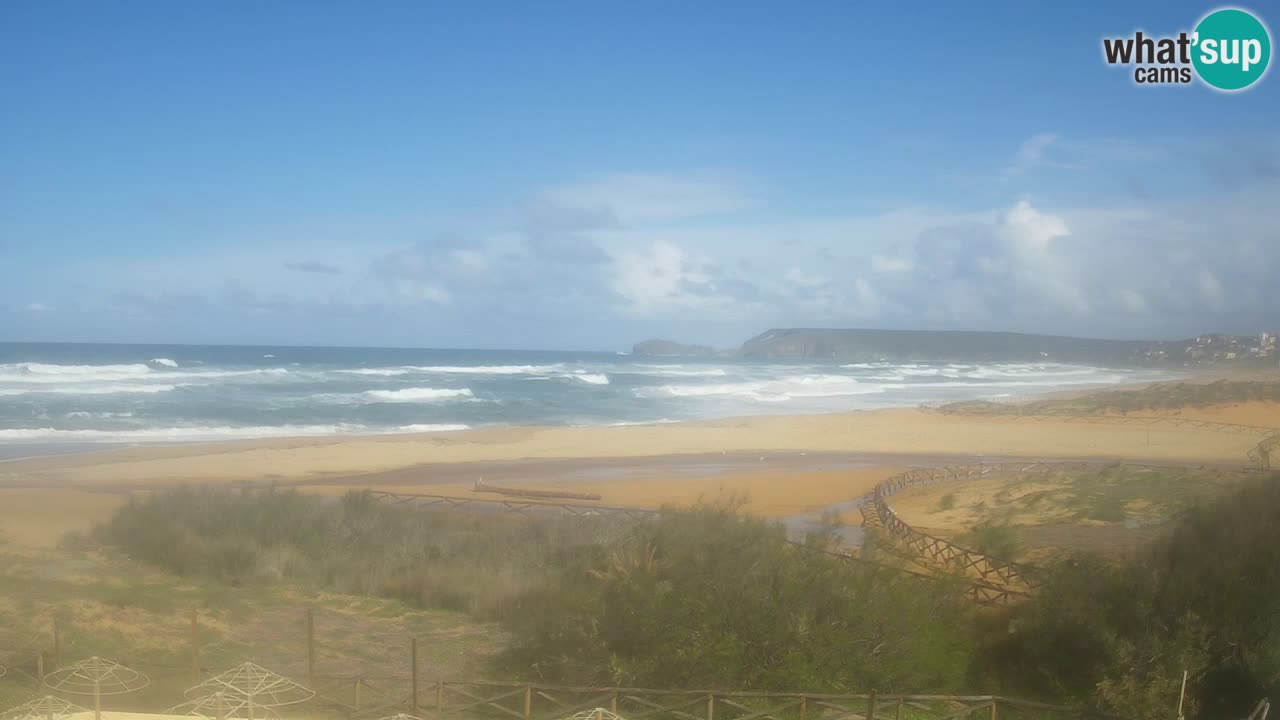 Webcam Torre dei Corsari – Live Beach View from Punta Usai