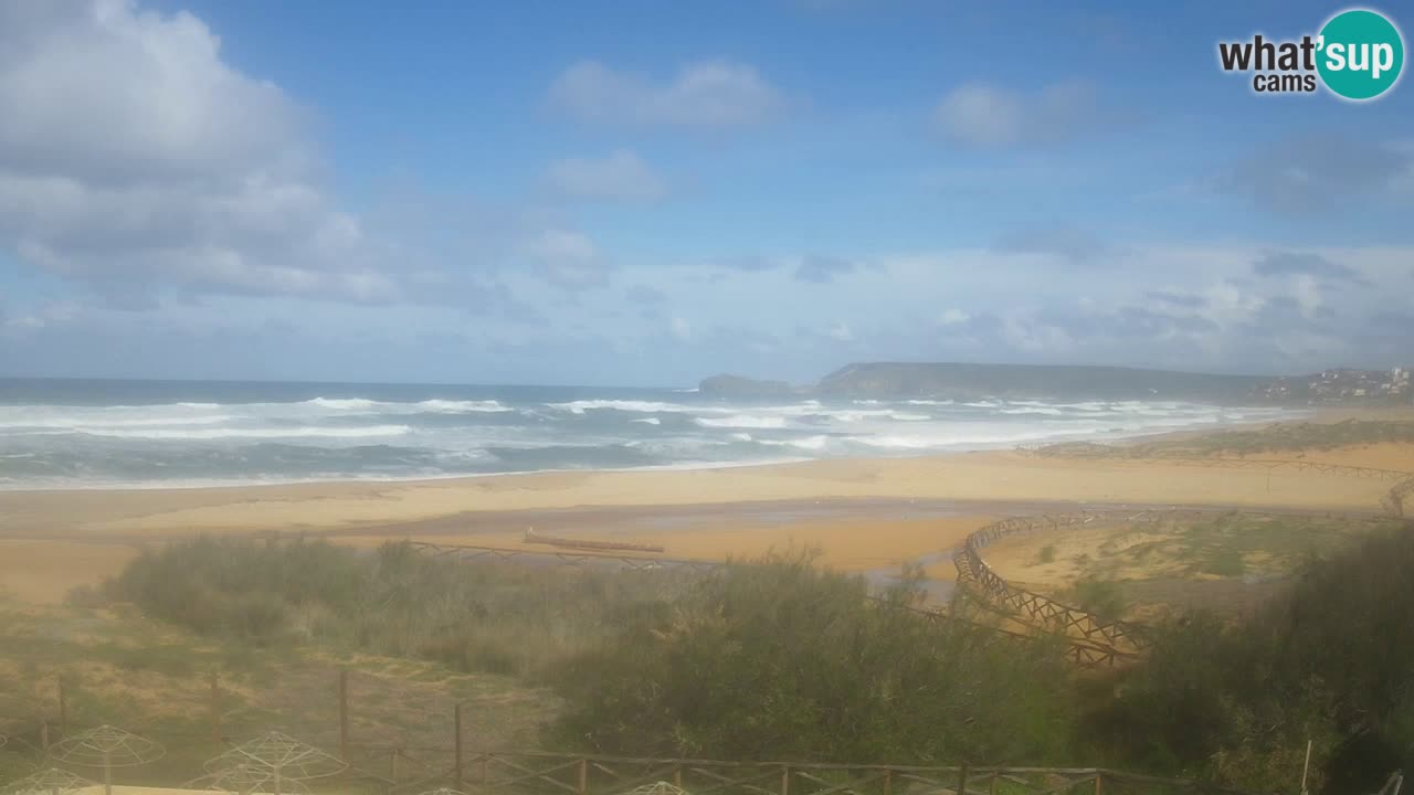 Webcam Torre dei Corsari – Live Beach View from Punta Usai