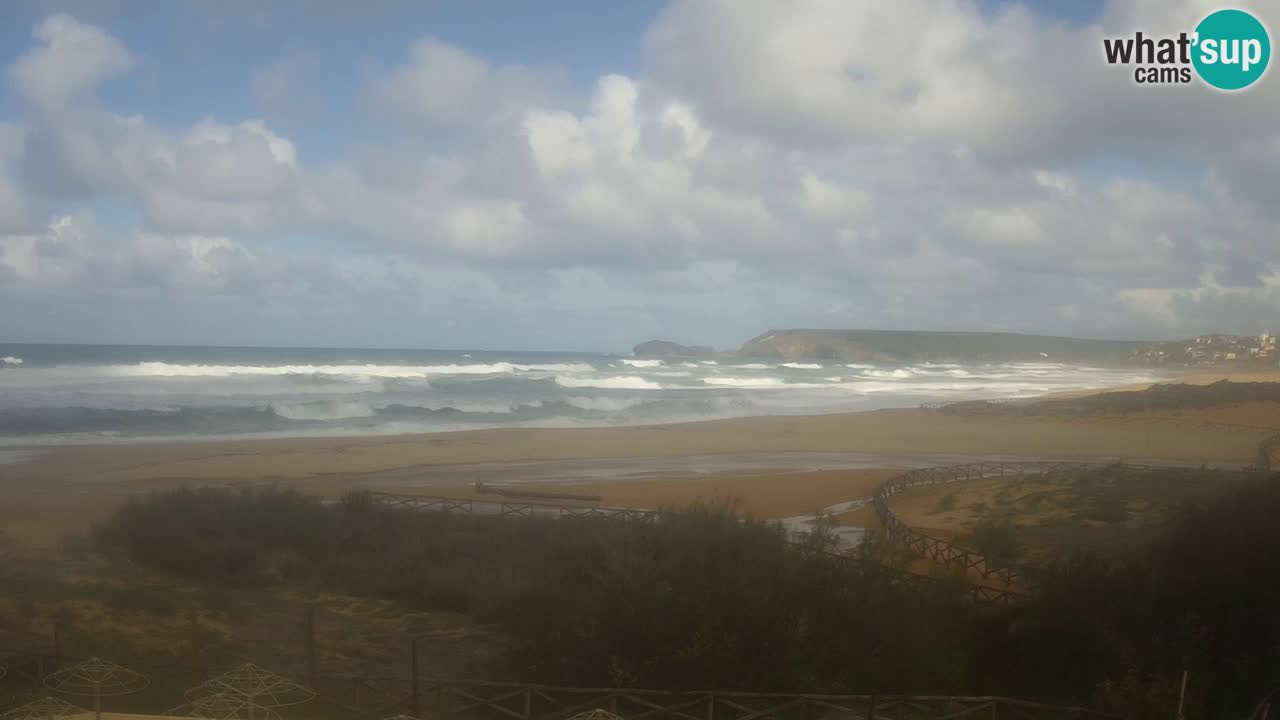 Cámara web Torre dei Corsari – Vista en directo de la playa desde Punta Usai