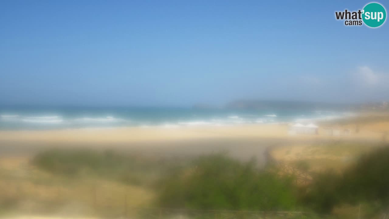 Webcam Torre dei Corsari – Liveblick auf den Strand von Punta Usai
