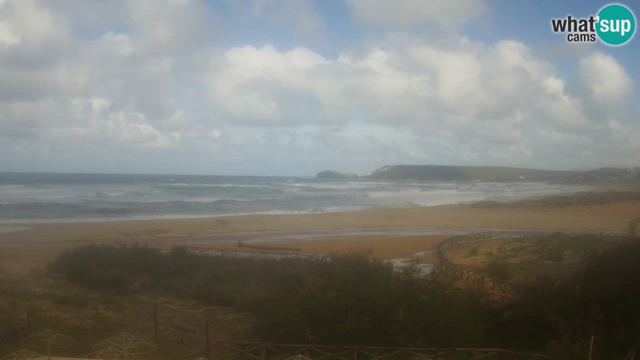 Webcam Torre dei Corsari – Vista live sulla spiaggia da Punta Usai