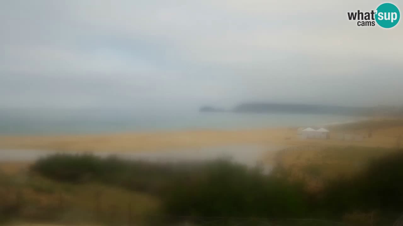 Cámara web Torre dei Corsari – Vista en directo de la playa desde Punta Usai