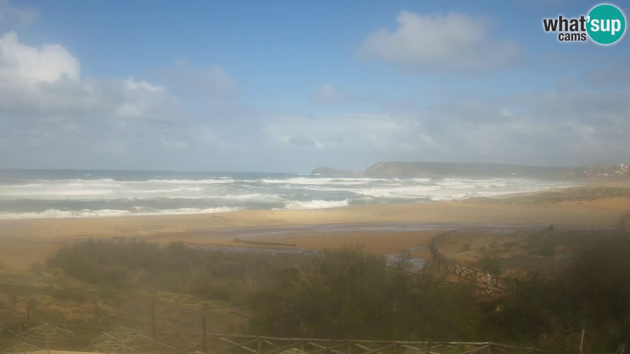 Webcam Torre dei Corsari – Live Beach View from Punta Usai