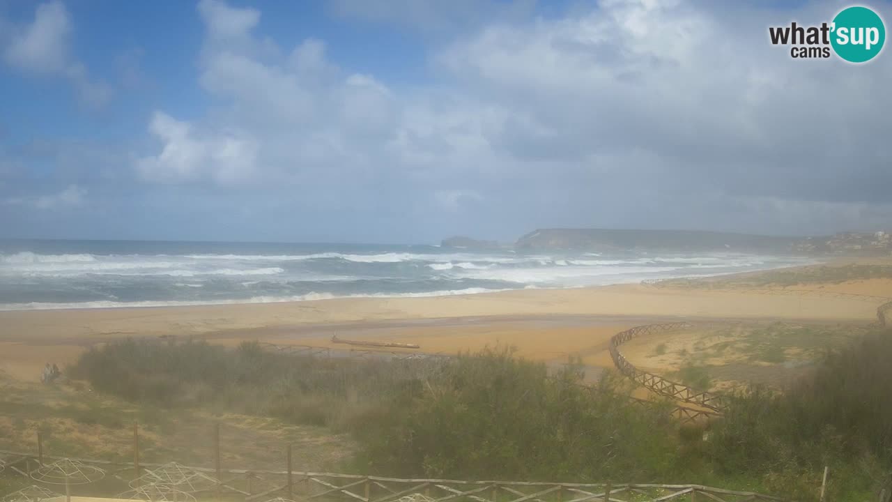 Webcam Torre dei Corsari – Live Beach View from Punta Usai
