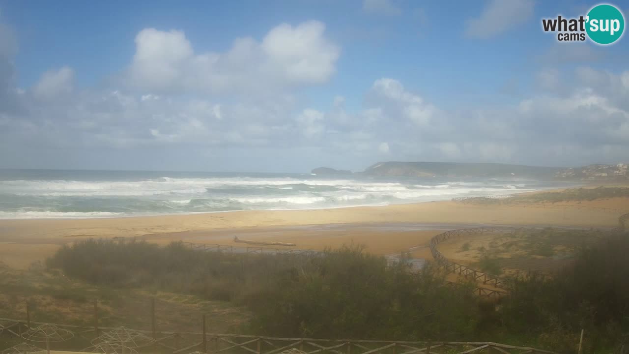 Webcam Torre dei Corsari – Live Beach View from Punta Usai