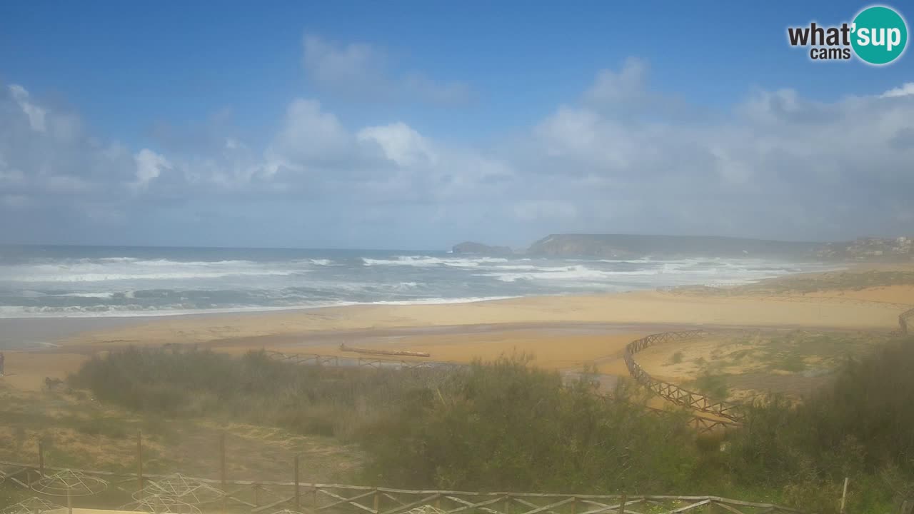 Webcam Torre dei Corsari – Live Beach View from Punta Usai