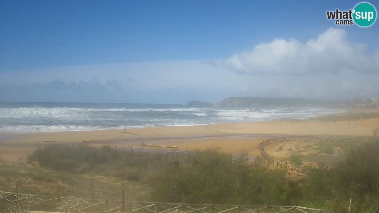 Webcam Torre dei Corsari – Live Beach View from Punta Usai