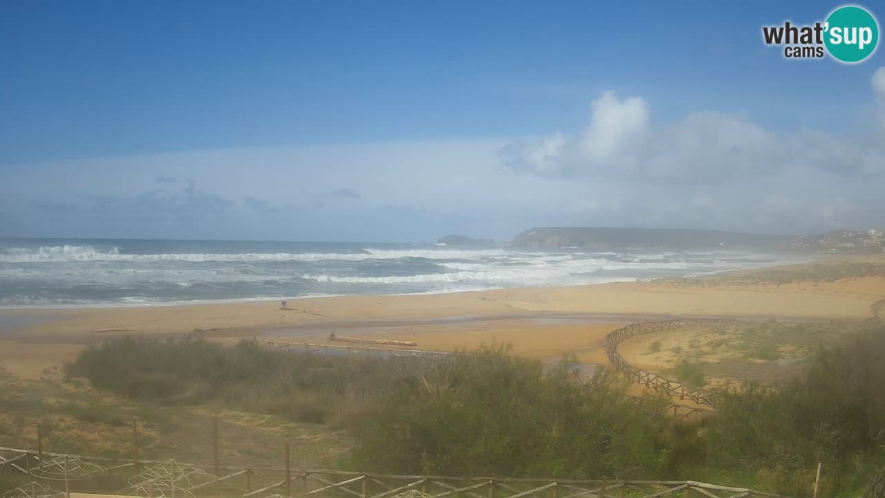 Webcam Torre dei Corsari – Live Beach View from Punta Usai