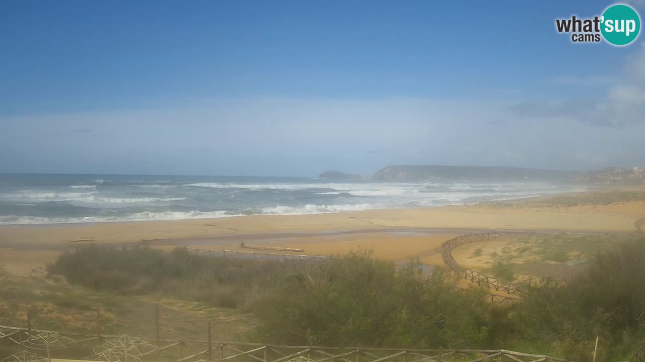 Webcam Torre dei Corsari – Live Beach View from Punta Usai