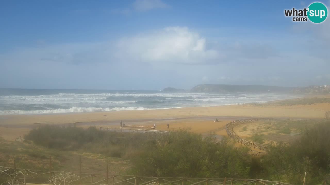 Webcam Torre dei Corsari – Live Beach View from Punta Usai