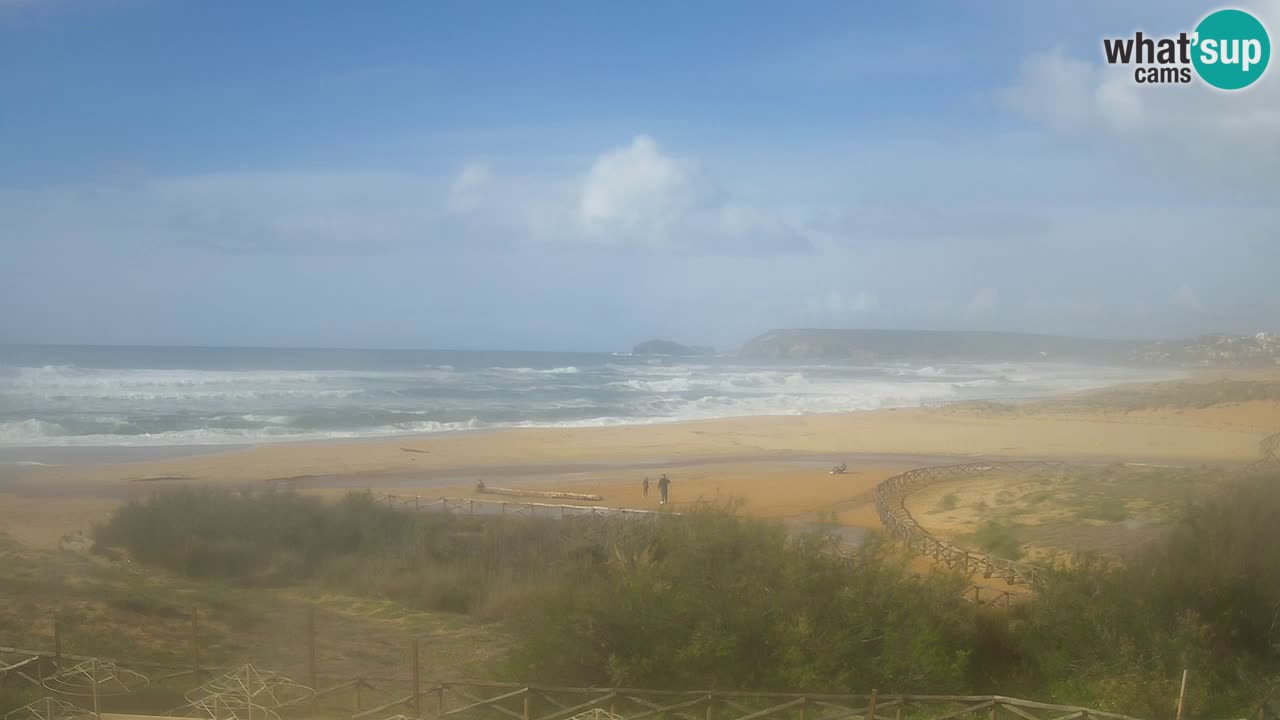 Webcam Torre dei Corsari – Live Beach View from Punta Usai