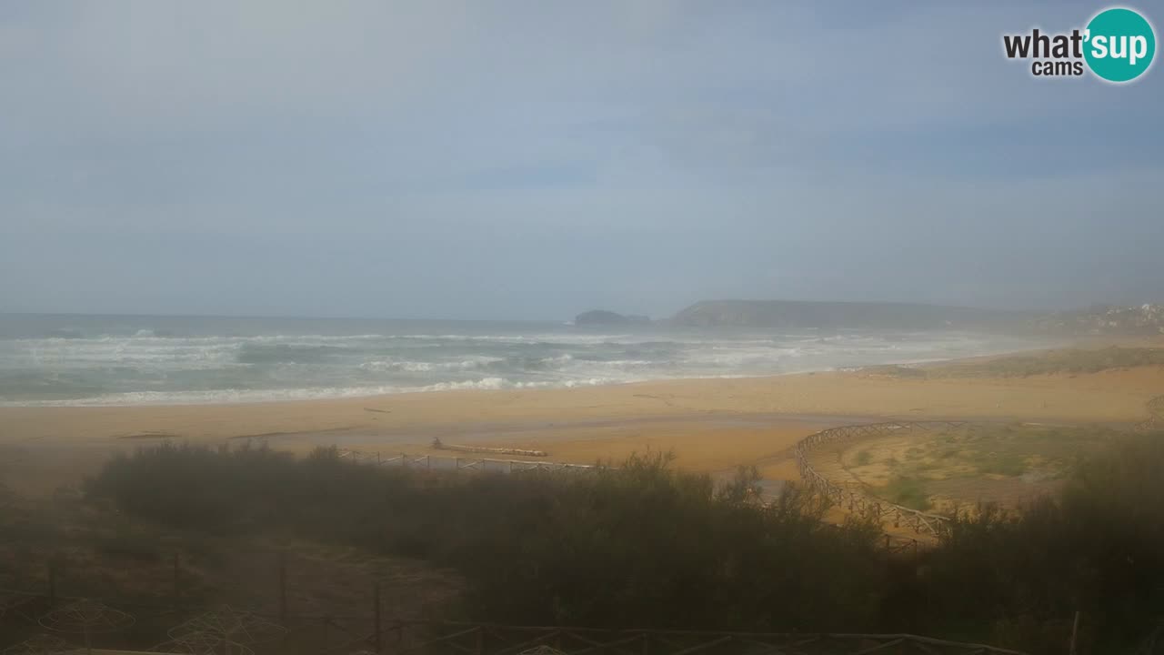 Webcam Torre dei Corsari – Vue en direct sur la plage depuis Punta Usai