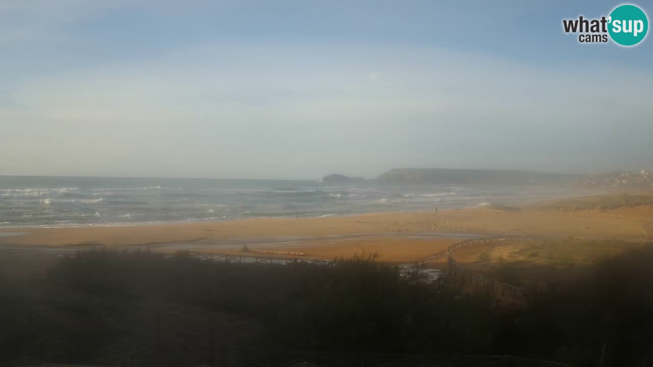 Webcam Torre dei Corsari – Live Beach View from Punta Usai