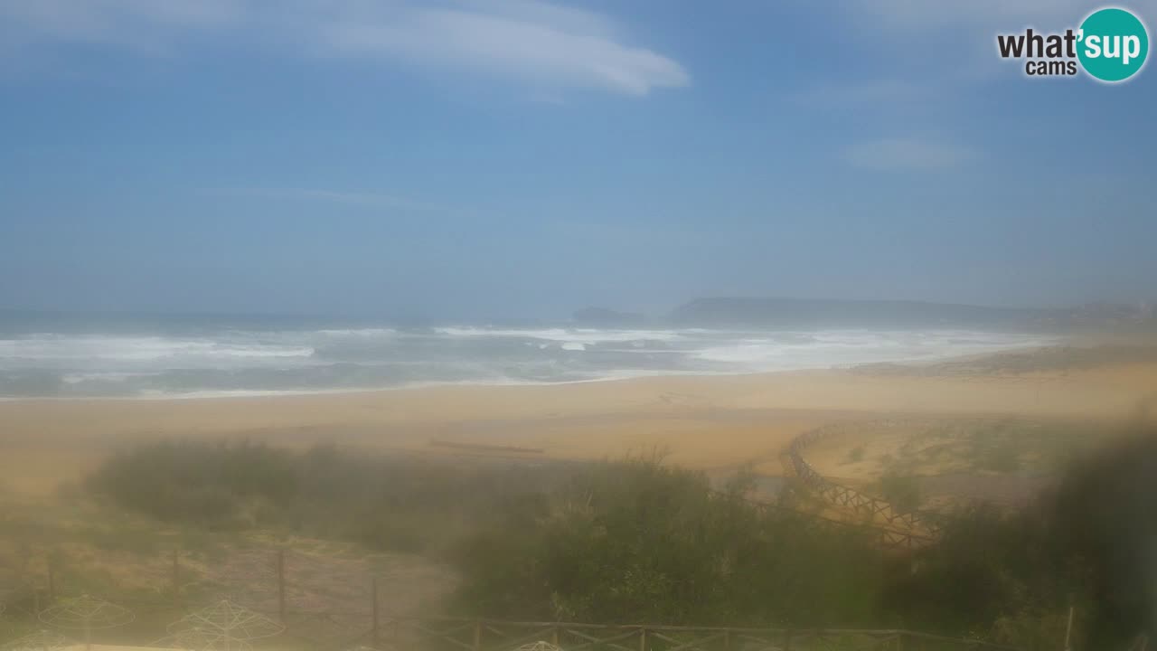 Webcam Torre dei Corsari – Live Beach View from Punta Usai