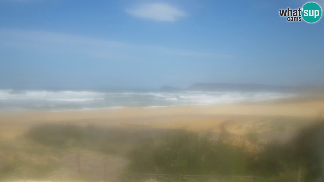 Webcam Torre dei Corsari – Live Beach View from Punta Usai