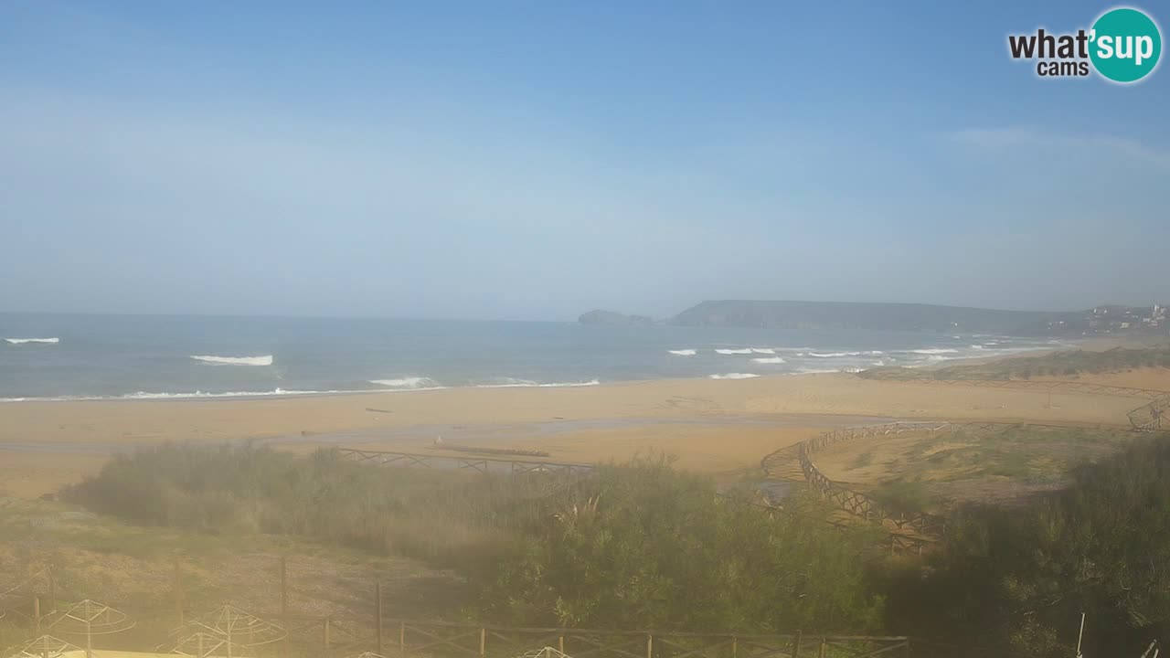Webcam Torre dei Corsari – Live Beach View from Punta Usai