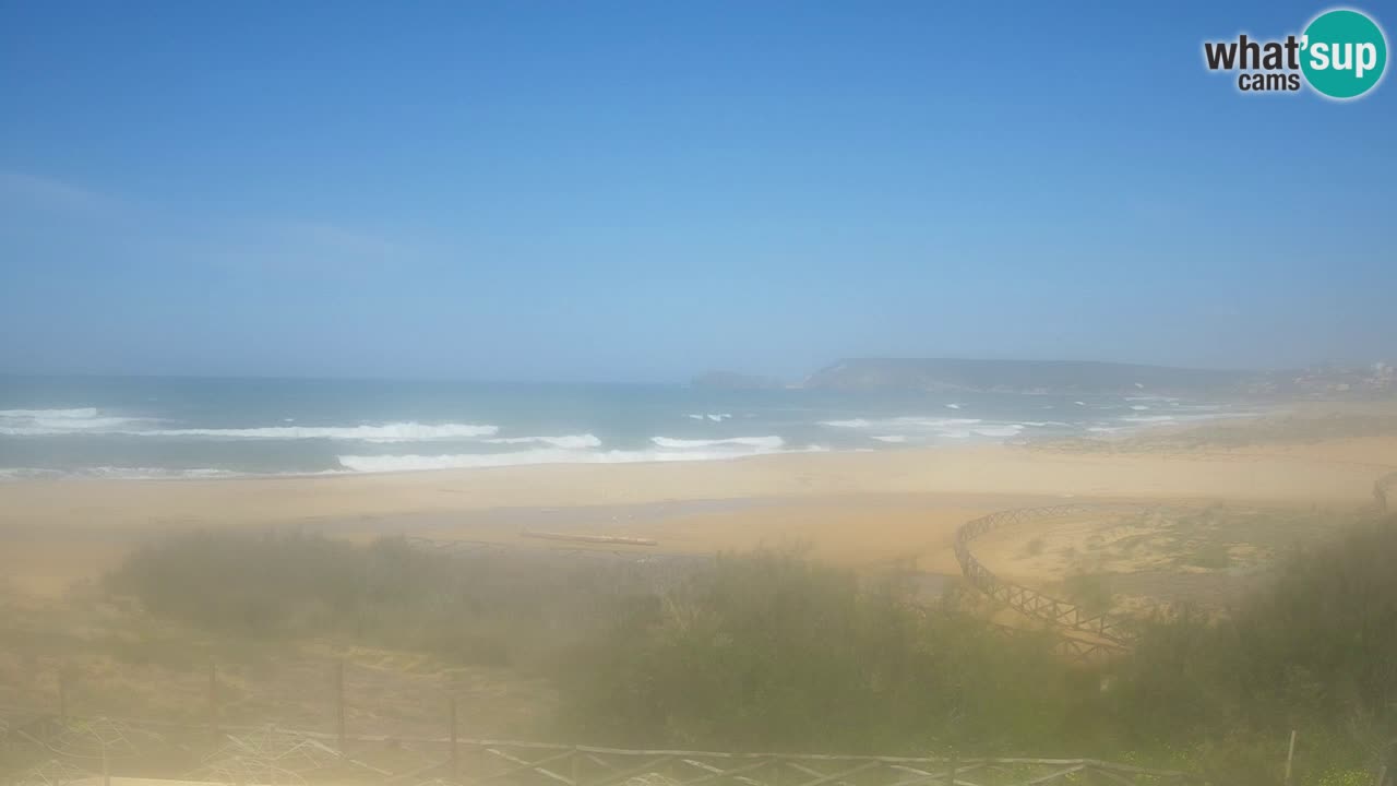 Webcam Torre dei Corsari – Vista live sulla spiaggia da Punta Usai